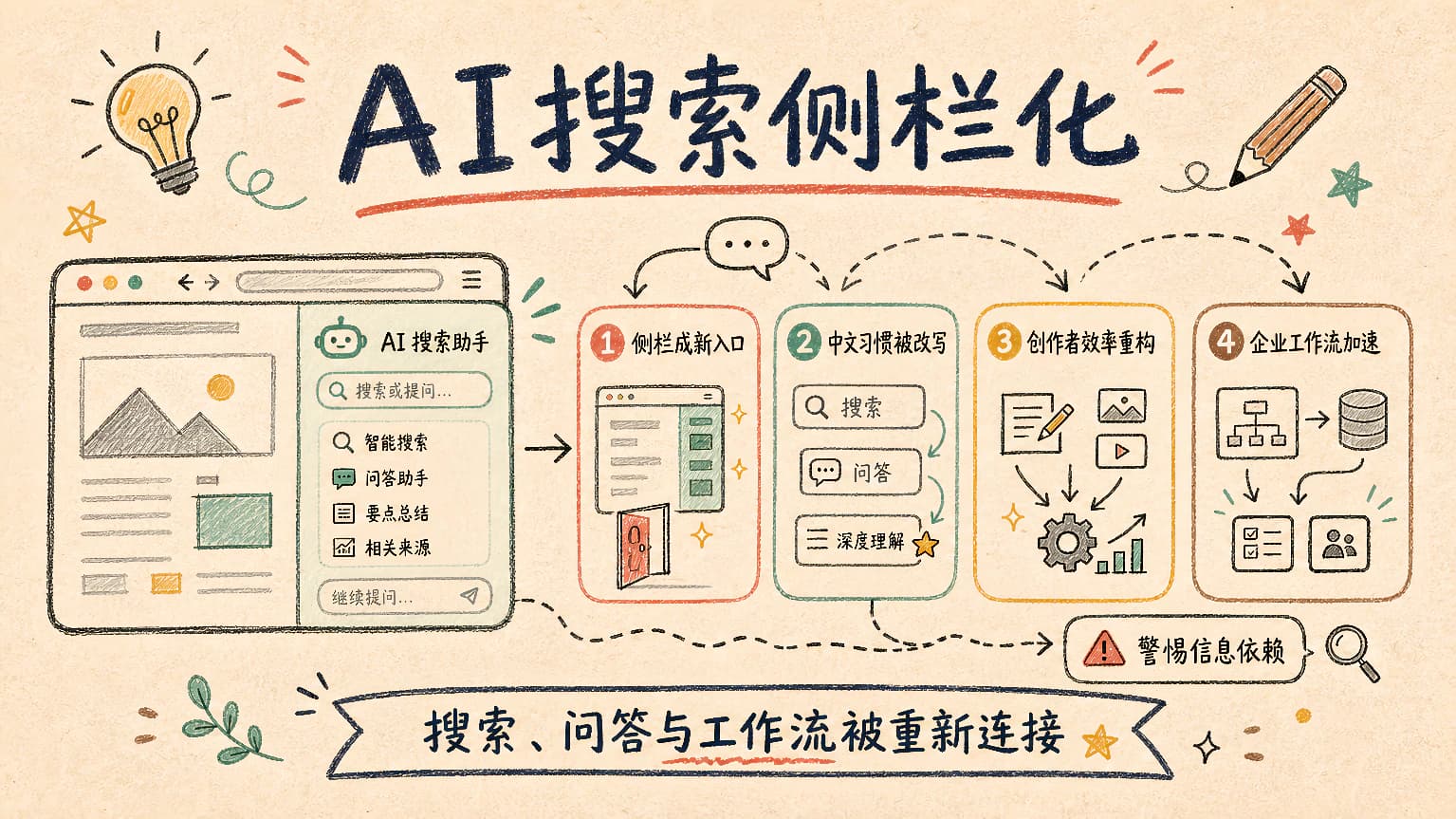 AI搜索助手搬进浏览器侧栏：中文用户的信息检索习惯会被改写吗