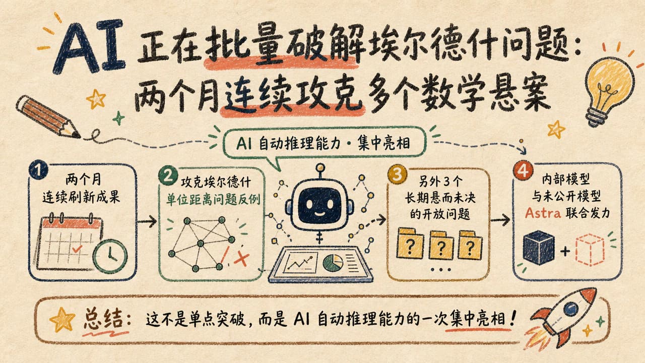 AI 正在批量破解埃尔德什问题：两个月连续攻克多个数学悬案