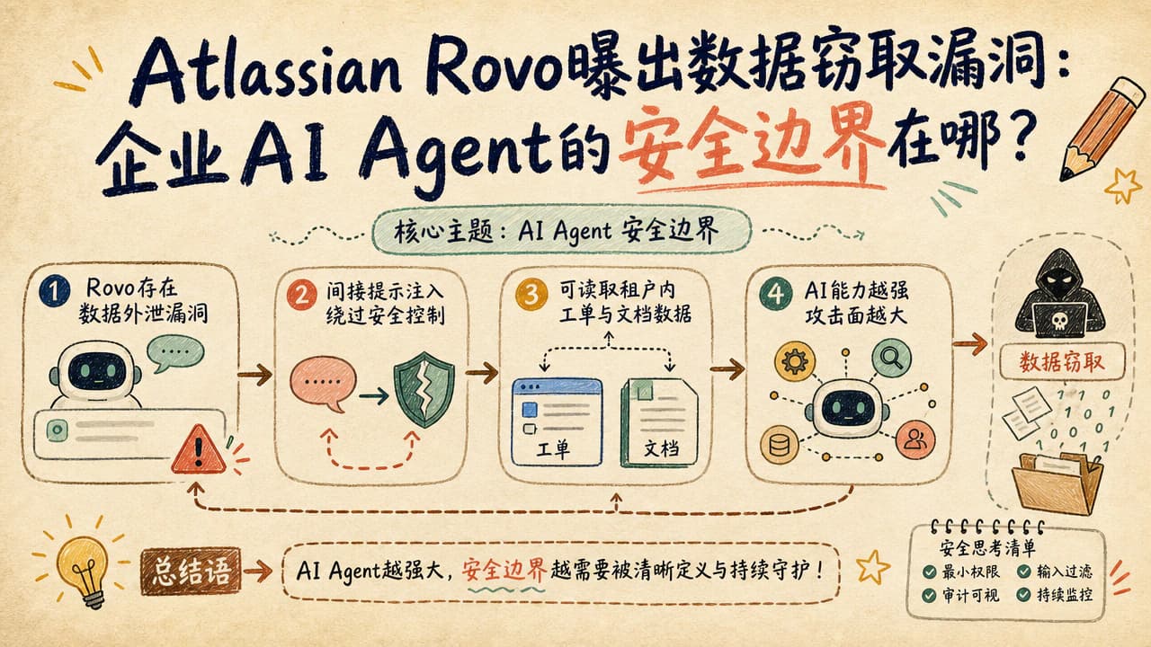 Atlassian Rovo曝出数据窃取漏洞：企业AI Agent的安全边界在哪？