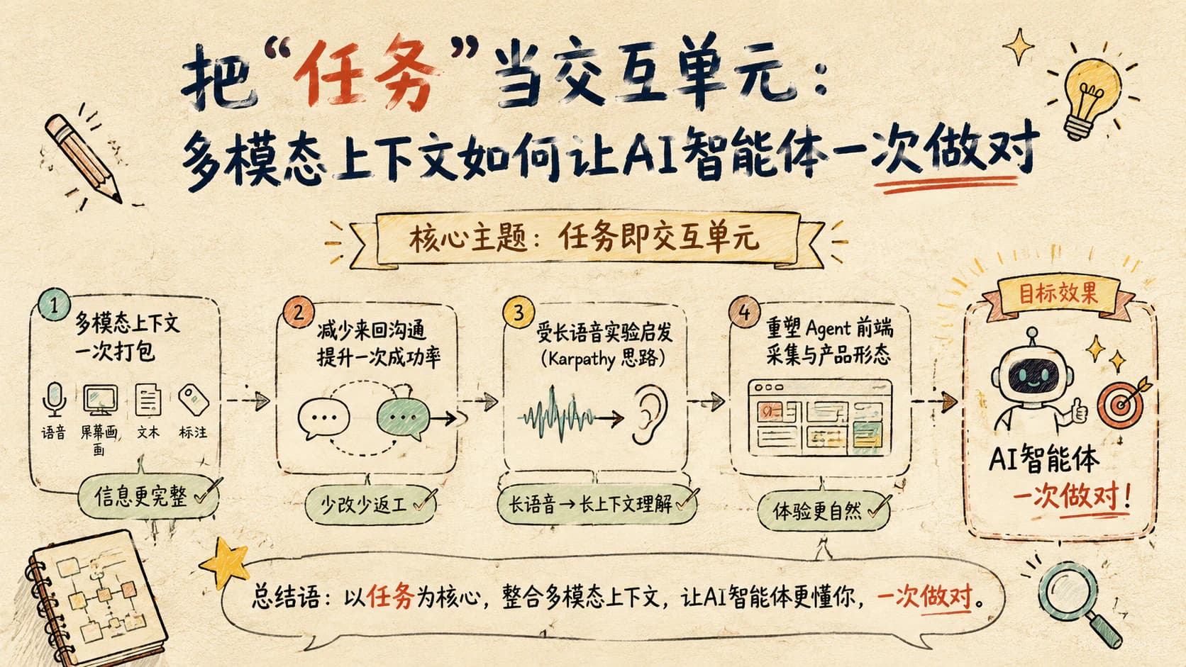 把"任务"当交互单元:多模态上下文如何让AI智能体一次做对