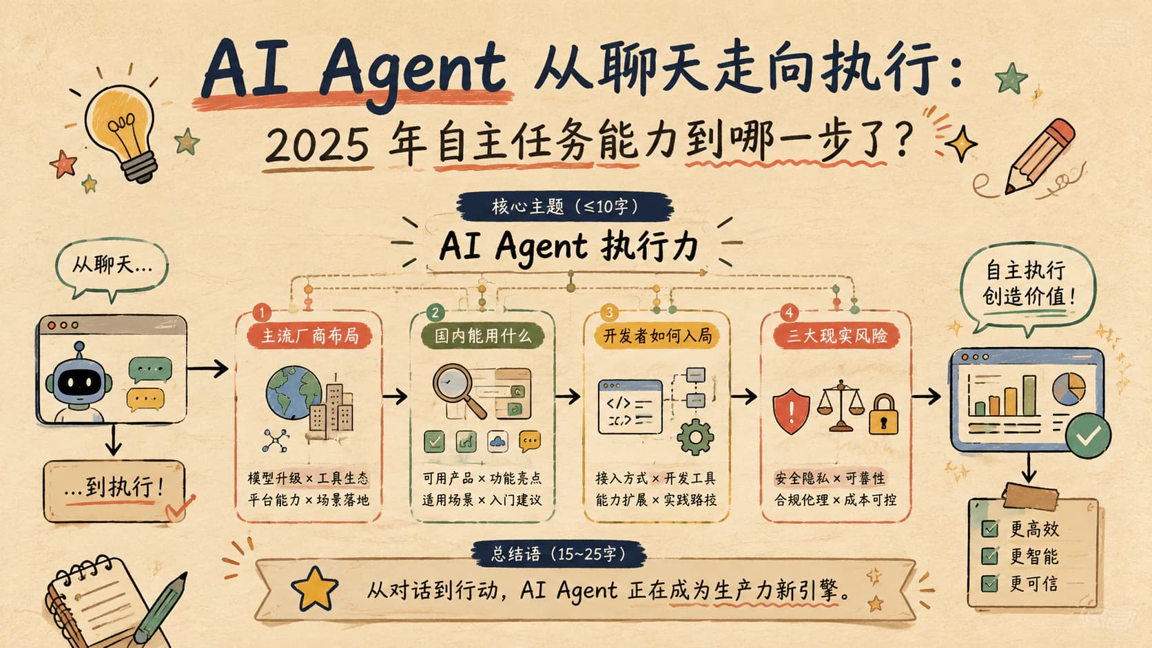 AI Agent 从聊天走向执行:2025 年自主任务能力到哪一步了?