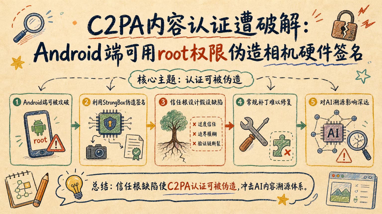 C2PA内容认证遭破解:Android端可用root权限伪造相机硬件签名